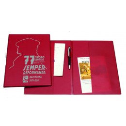 Carpeta vinilo  folio 2 bolsillos verticales