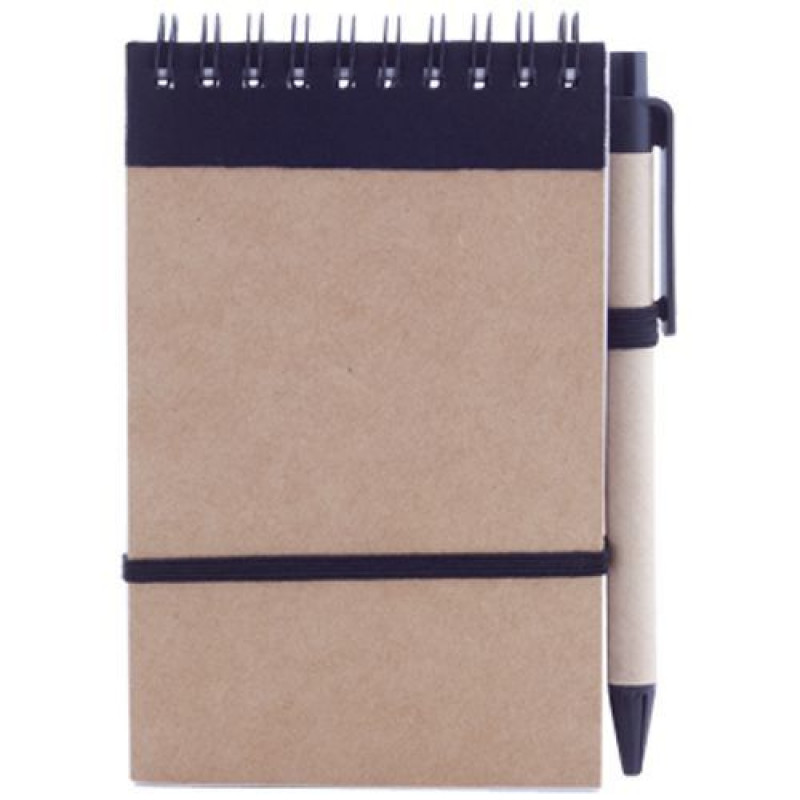 Libreta Ecocard.Portadas en Cartón reciclado.70 hojas