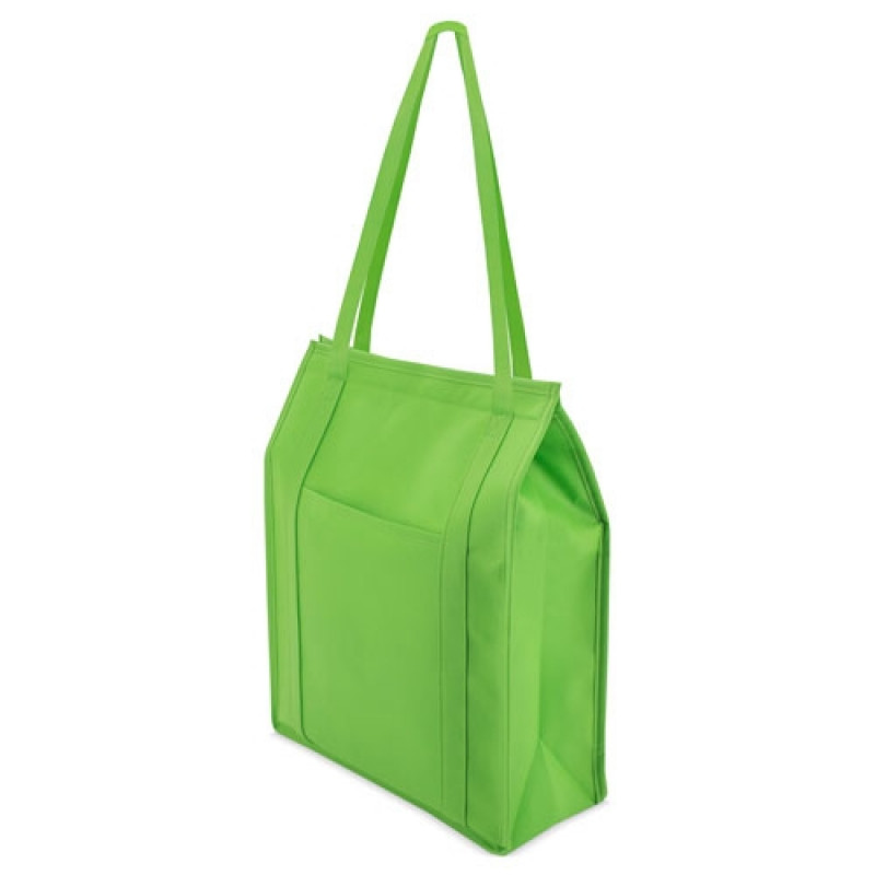 bolsa termo nevera isoterma reutilizable 33x40x14 verde