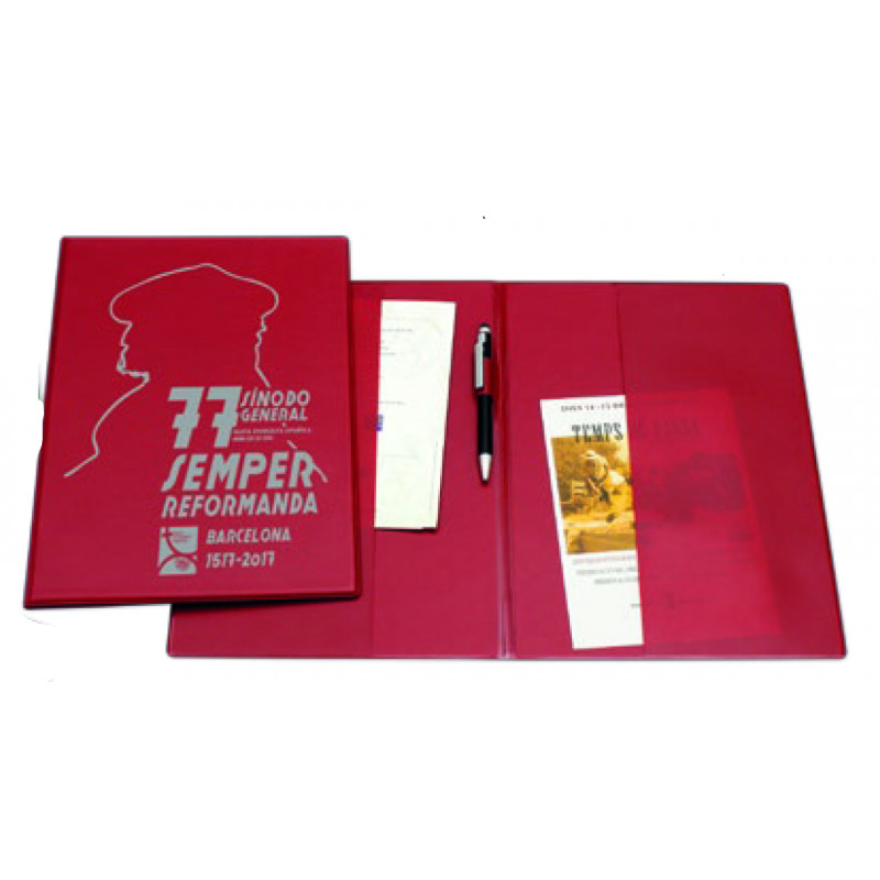 carpeta portadocumentos 2 bolsillos verticales