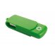 Pendrive memoria usb Recicloflash.Mecanismo rotatorio, realizada en plástico 100% reciclado