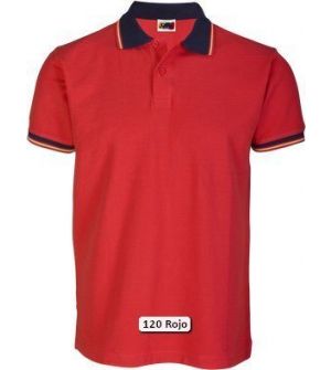 Polo Piké 220 grs.Bandera Española