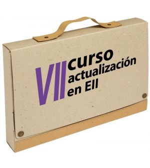 Maletín Cartón Reciclado Natural