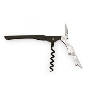 sacacorchos metálico barato personalizado negro