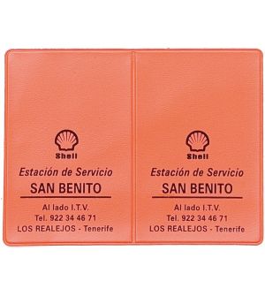 Funda tarjeta crédito díptico