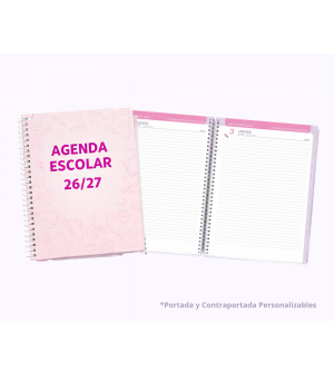 Agenda Escolar 1 Día Página Personalizable