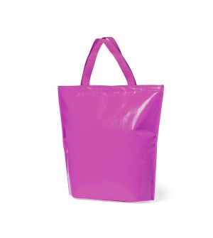BOLSA NEVERA LISA BRILLO ROSA