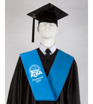 banda graduación serigrafiada