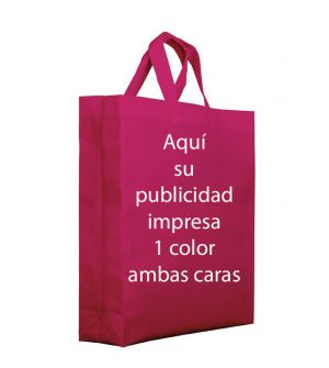 bolsa de tela personalizada con su publicidad por ambas caras