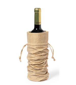 Funda especial para botella con cierre cordón