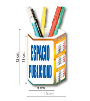 Calendario cubilete lapicero