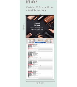 Calendario cartela notas