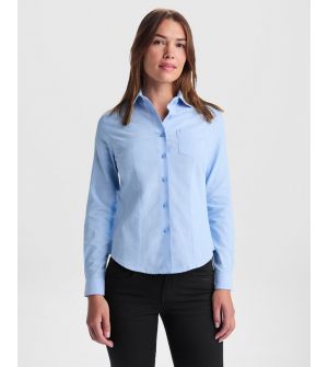 Camisa Uniforme Manga Larga Mujer Personalizable