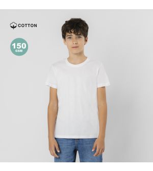 Camiseta Manga Corta Blanca Infantil