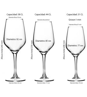 Copa vino personalizable Nova