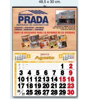 Calendario Cartoncillo mensual