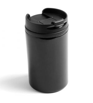 vaso acero con dosificador Citrox negro