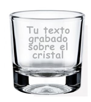 vaso de chupito 4 CL grabado con tu logo