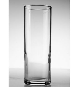 vaso de tubo cristal grueso, personalizable con tu logo