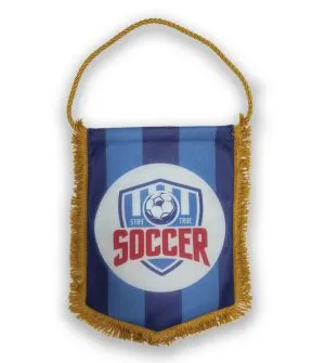 Banderín deportivo Pentagonal personalizado