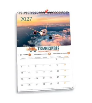 Calendario de pared mensual 31x46 cm