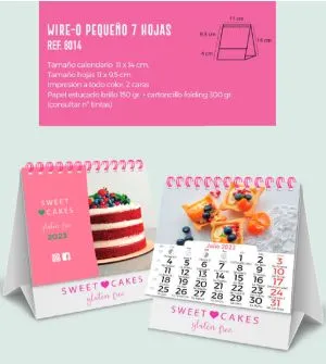 Calendario Sobremesa Personalizado
