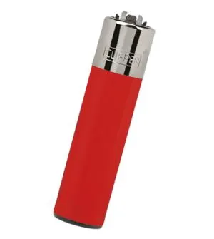 Encendedor Clipper Recargable Mini Rojo