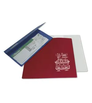Funda para billetes de tren o avión personalizada con tu logo