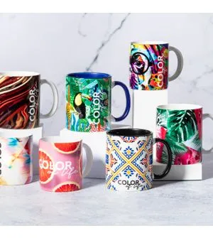 taza cerámica personalizada a todo color en toda la superficie exterior