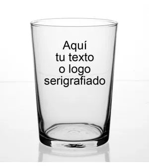 vaso de cristal 50 CL grabado con tu logo