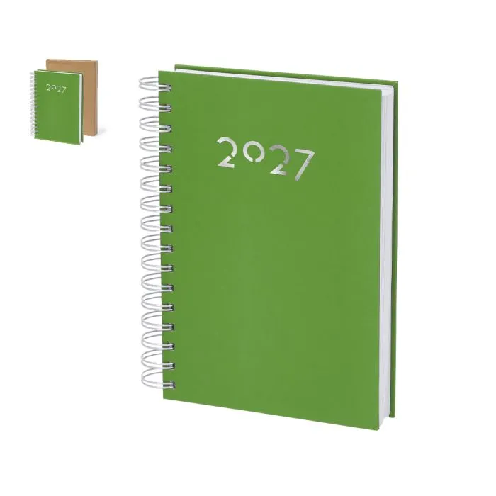 Agenda anual día Página alambre wireo personalizada