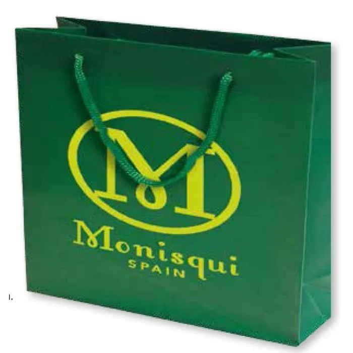 Bolsa de regalo PVC en tamaño ancho:(50 cm) + Fuelle(12 cm) x Alto(40 cm)