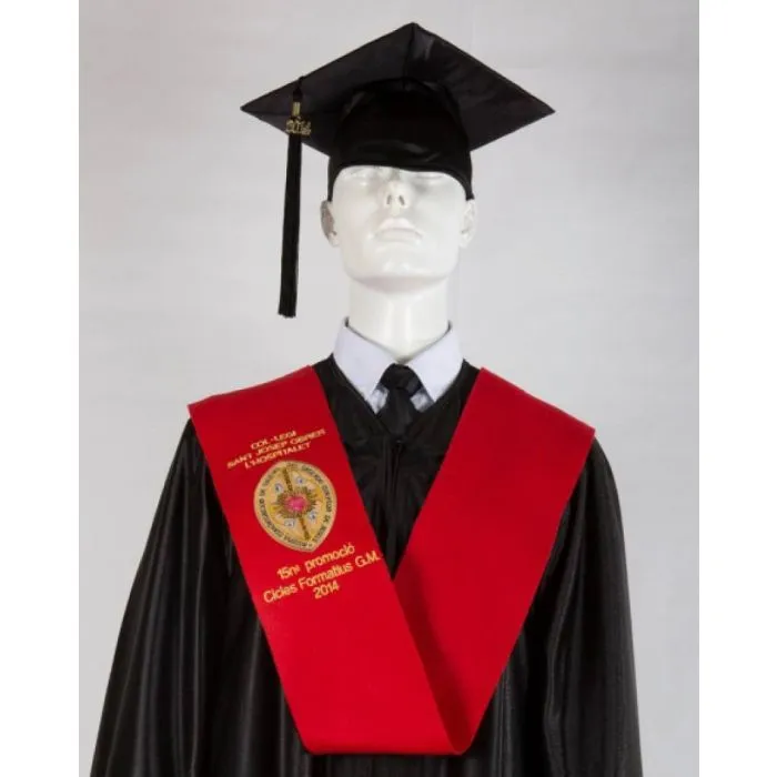 Beca bordada para graduaciones