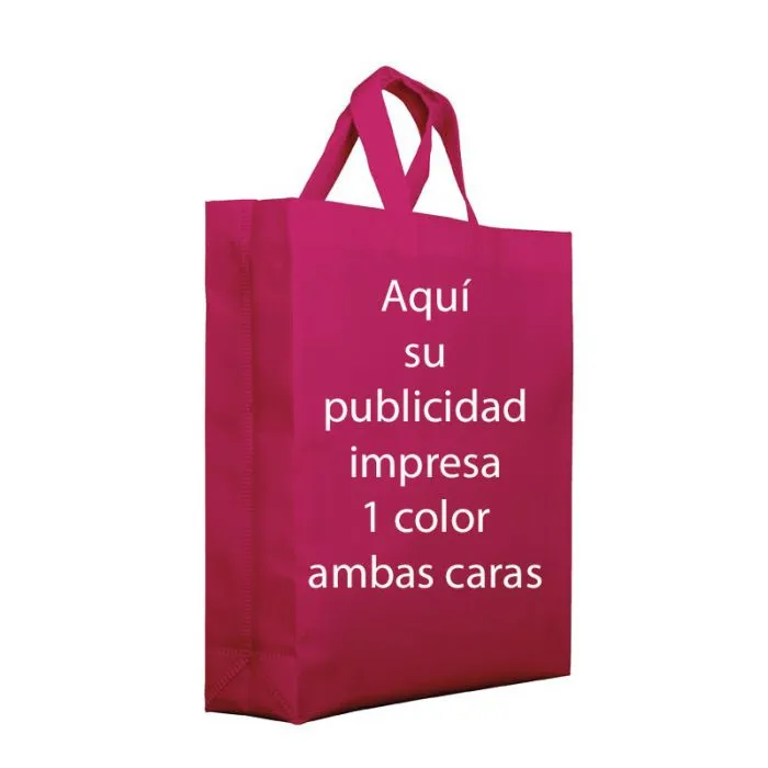 bolsa de tela personalizada con su publicidad por ambas caras