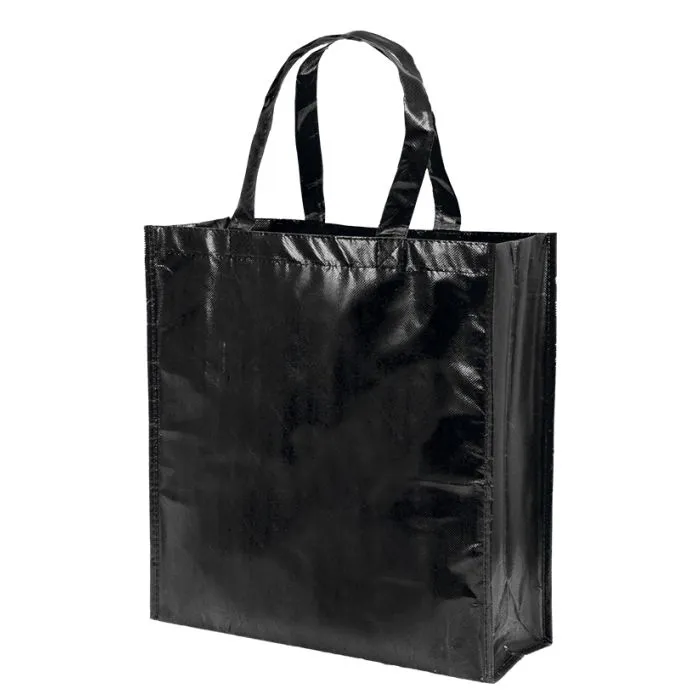 bolsa publicitaria acabado brillo 38x40x12 cm asas cortas