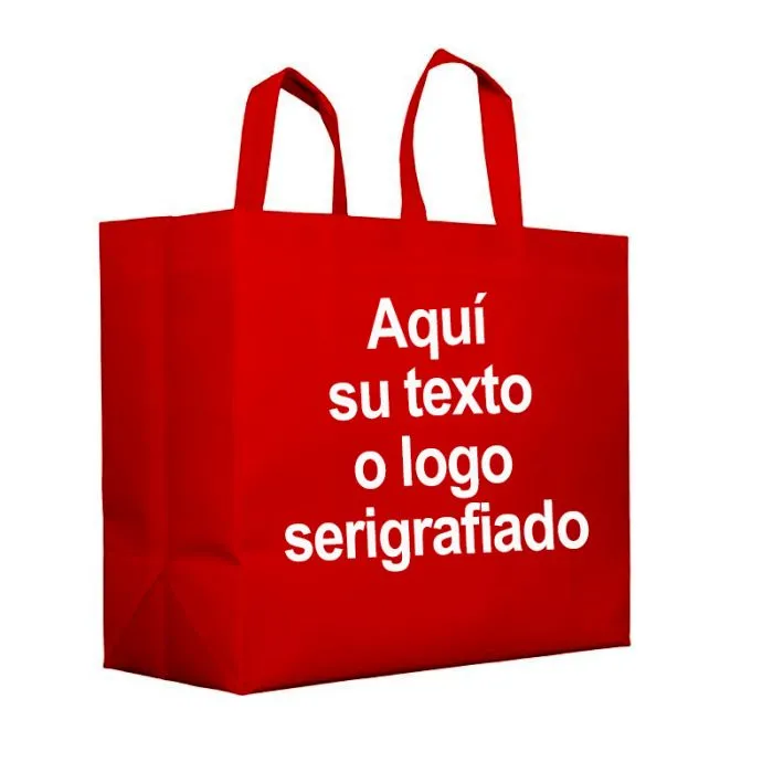 bolsa de la compra para comercios reutilizable 45x40x20