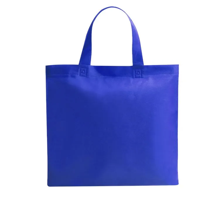 Bolsa publicidad económicca No tejido 38x35 cm color azul