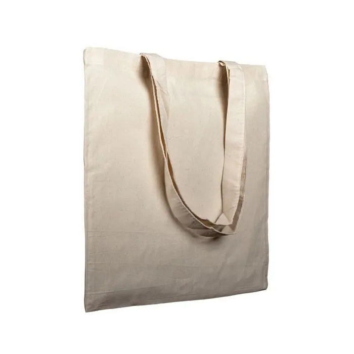 bolsa publicitaria de algodón ligero 120 grs. asas largas