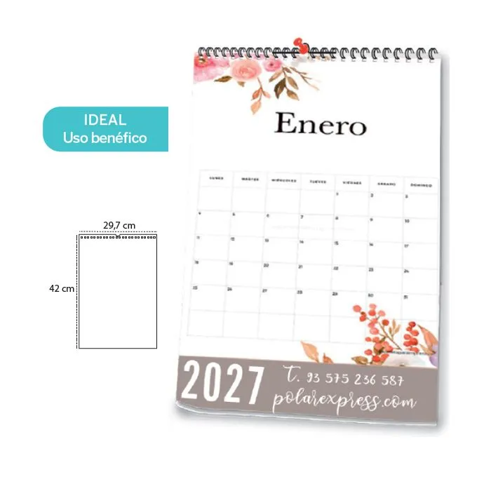 Calendario de pared A-3 personalizado total