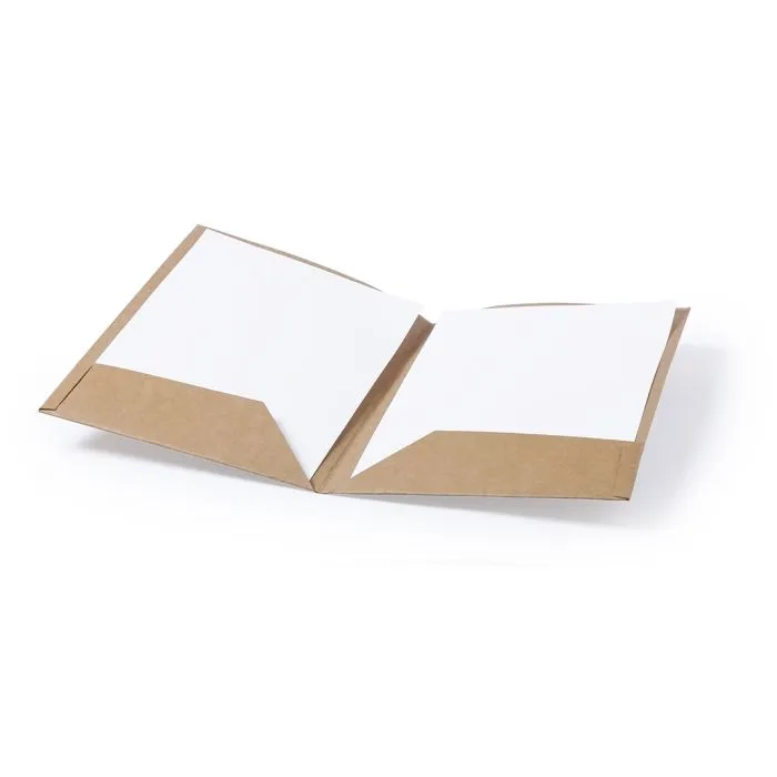 Carpeta A-4 Cartón reciclado con solapas
