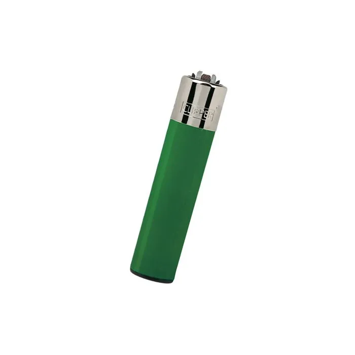 Encendedor Clipper Recargable Largo verde