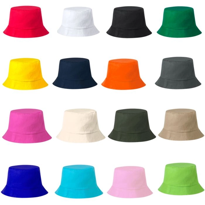 Gorro bob de algodón personalizado colores disponibles 