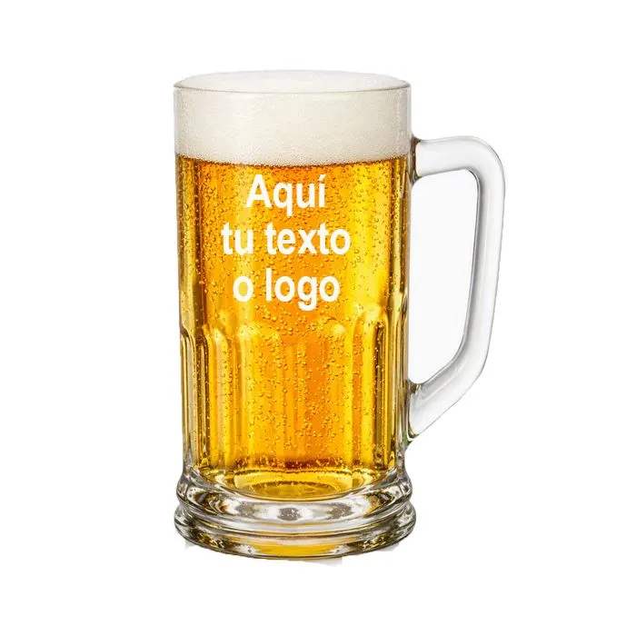 Jarra de cerveza clásica de 57 CL grabada con tu logo