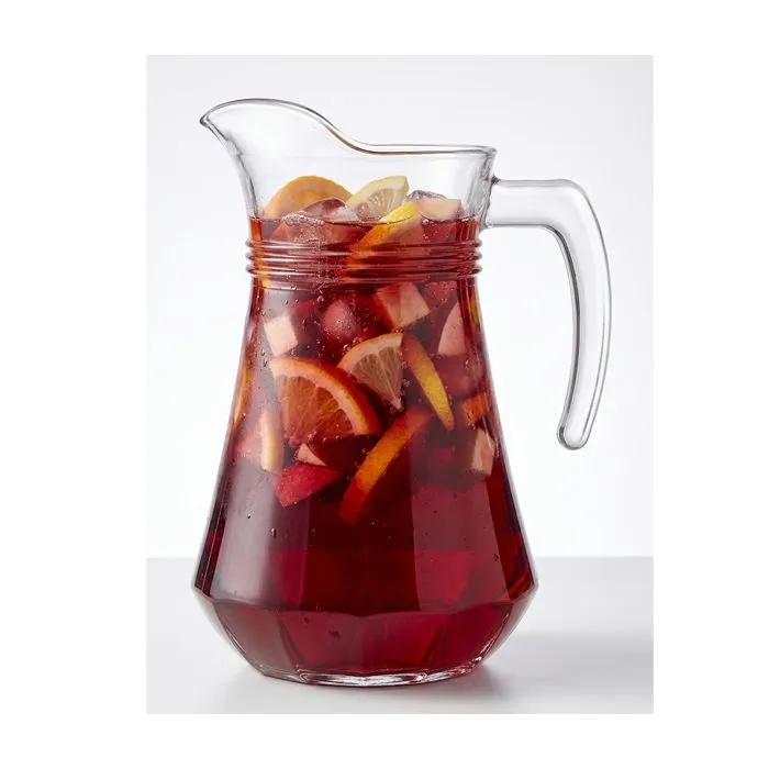 Jarra de cristal con asa de 1 Litro personalizable con tu logo