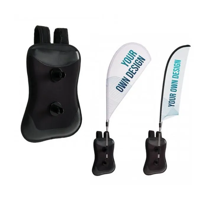 Mochila para transportar bandera fly banner en eventos
