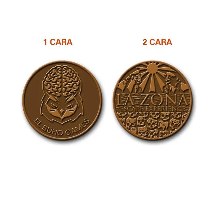 Moneda personalizada a medida bajo pedido