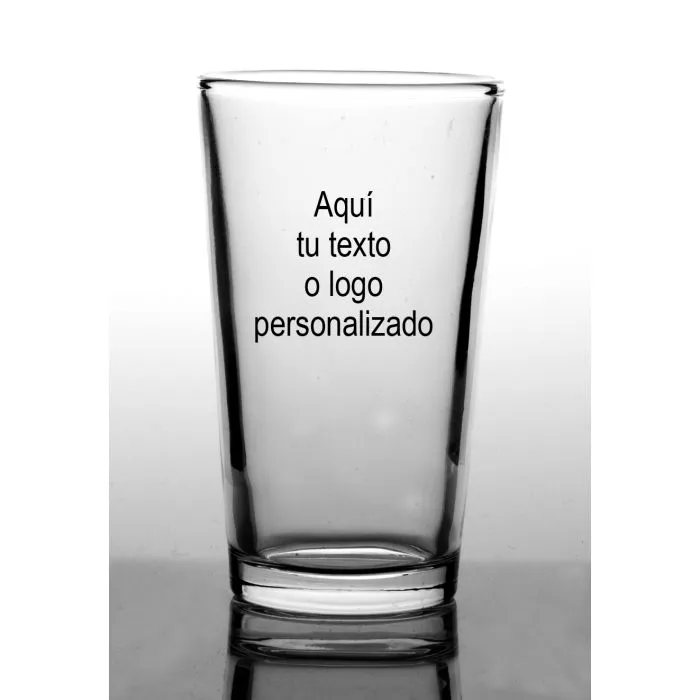 vaso de cristal para licor de 9 CL grabado con su texto