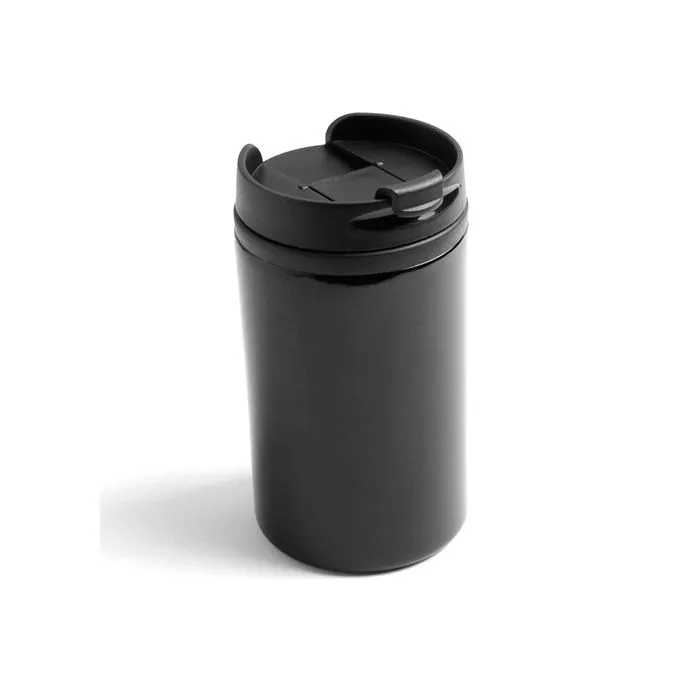 vaso acero con dosificador Citrox negro