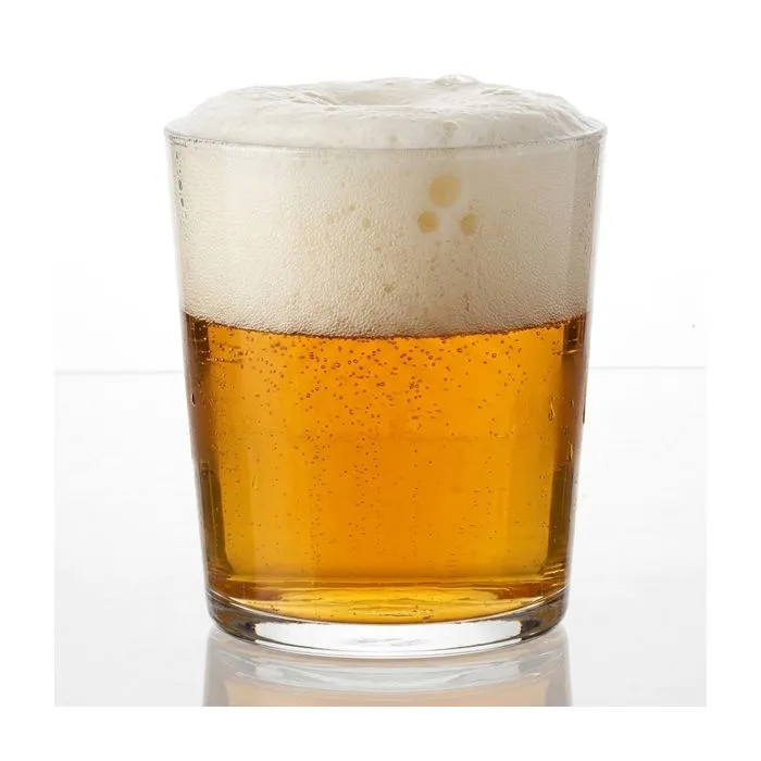 Vaso de cristal de 37 CL personalizable con tu texto y logo