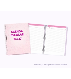 Agenda Escolar 1 Día Página Personalizable
